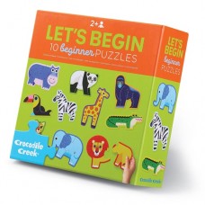 Let's Begin Puzzle 2 pc - Jungle Box - Crocodile Creek